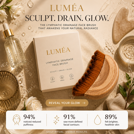 Luméa Lymphatic Drainage Face Brush - Hero Product Shot